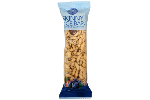 An image of Puff Nation - Skinny Rice Bar - Almonds &amp; Blueberries - 18g from Best Before Its Gone, we stock products near or past their best Before Date.