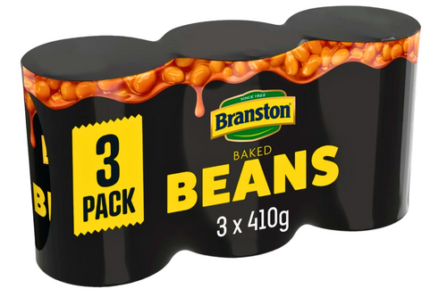 An image of Branston - Baked Beans - 3 Pack (3 x 410g) from Best Before Its Gone, we stock products near or past their best Before Date.