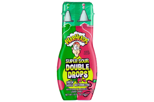An image of Warheads - Super Sour Double Drops - 30ml (Various Flavours) from Best Before Its Gone, we stock products near or past their best Before Date.