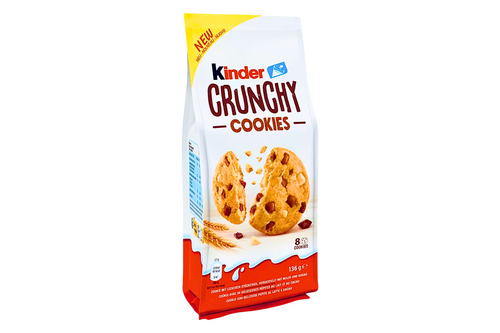 An image of Kinder - Crunchy Cookies - 8 Cookies - 136g  from Best Before Its Gone, we stock products near or past their best Before Date.