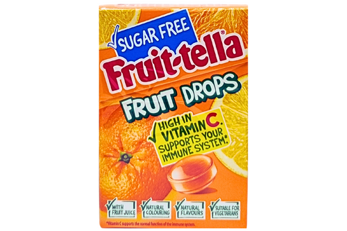 An image of Fruit-tella - Fruit Drops - Sugar Free - 45g from Best Before Its Gone, we stock products near or past their best Before Date.