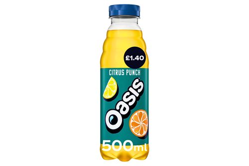 An image of Oasis - Citrus Punch Drink -  500ml. from Best Before Its Gone, we stock products near or past their best Before Date.