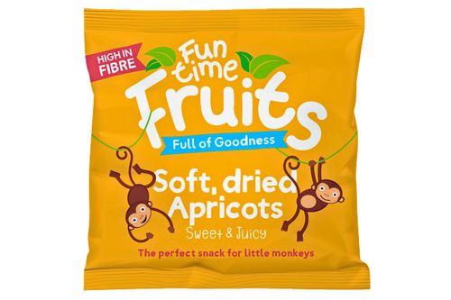 An image of Funtime Fruits - Soft, Dried Apricots - Sweet &amp; Juicy - 25g from Best Before Its Gone, we stock products near or past their best Before Date.