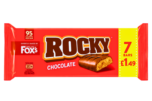 An image of Fox's - Rocky Chocolate Bars - 7 x 19g (133g). from Best Before Its Gone, we stock products near or past their best Before Date.