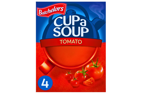 An image of Batchelors - Cup a Soup - Tomato - 4 Sachets - 93g. from Best Before Its Gone, we stock products near or past their best Before Date.