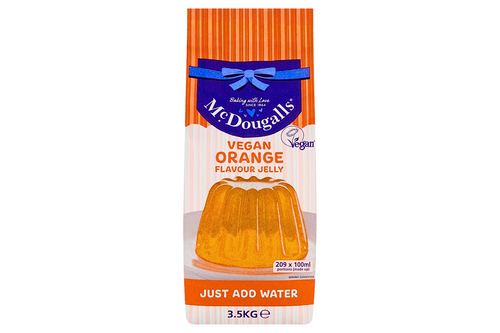 An image of McDougalls - Orange Flavour Jelly - Vegan - 3.5kg from Best Before Its Gone, we stock products near or past their best Before Date.