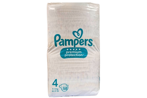 An image of Pampers - Premium Protection - Size 4 - 58 Nappies from Best Before Its Gone, we stock products near or past their best Before Date.