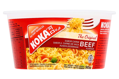 An image of Koka - Oriental Instant Noodles - The Original Beef Flavour - 90g from Best Before Its Gone, we stock products near or past their best Before Date.