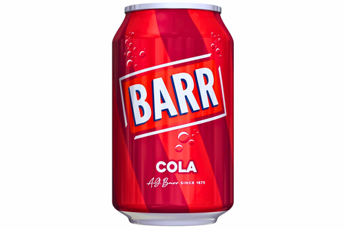 An image of Barr - Cola - 330ml. from Best Before Its Gone, we stock products near or past their best Before Date.