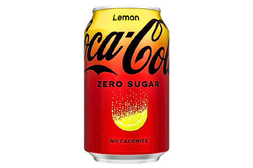 An image of Coca-Cola - Zero Sugar - Sparkling Lemon Flavour - 330ml. from Best Before Its Gone, we stock products near or past their best Before Date.