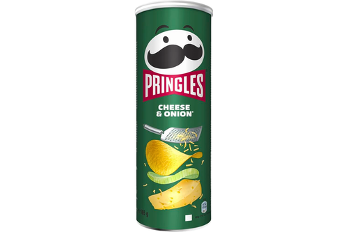 An image of Pringles - Cheese &amp; Onion Flavour Snack - 165g from Best Before Its Gone, we stock products near or past their best Before Date.