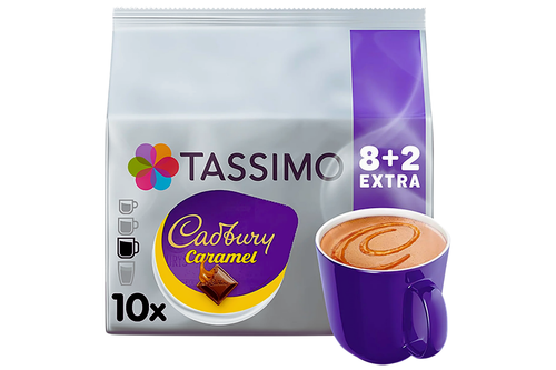 An image of Tassimo - Cadbury Caramel Flavour - 10 x 16g from Best Before Its Gone, we stock products near or past their best Before Date.