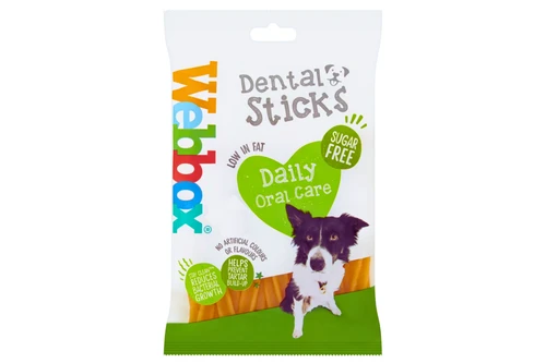 An image of Webbox - Dental Sticks - No Added Sugar - 7 Sticks (180g) from Best Before Its Gone, we stock products near or past their best Before Date.