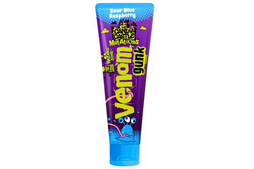 An image of Candy Castle Crew - Mutations - Sour Blue Raspbery Flavour Gunk Gel - 120g from Best Before Its Gone, we stock products near or past their best Before Date.