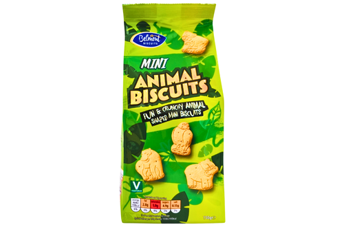 An image of Belmont Biscuits - Mini Animal Biscuits - 150g from Best Before Its Gone, we stock products near or past their best Before Date.
