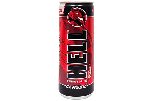 An image of Hell Energy Drink - Classic - 250ml from Best Before Its Gone, we stock products near or past their best Before Date.