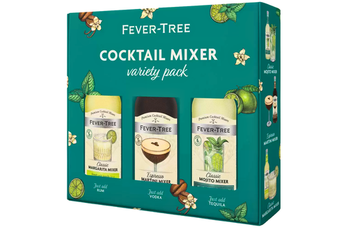An image of Fever-Tree - Cocktail Mixer Variety Pack - 3 x 500ml from Best Before Its Gone, we stock products near or past their best Before Date.