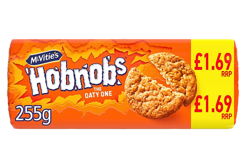 An image of McVitie's - Hobnobs Biscuits - The Oaty One - 255g from Best Before Its Gone, we stock products near or past their best Before Date.