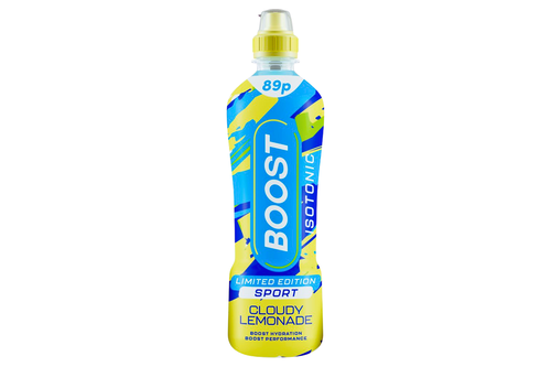 An image of Boost - Isotonic Sport Drink - Limited Edition - Cloudy Lemonade - 500ml from Best Before Its Gone, we stock products near or past their best Before Date.