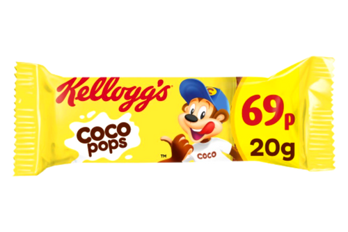 An image of Kellogg's - Coco Pops Cereal Snack Bar - 20g from Best Before Its Gone, we stock products near or past their best Before Date.