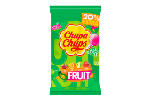 An image of Chupa Chups - Assorted Fruit Flavour Lollipops - 120 Lollipops from Best Before Its Gone, we stock products near or past their best Before Date.