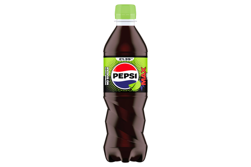 An image of Pepsi Max - Maximum Taste - No Sugar - Lime Flavoured Drink - 500ml from Best Before Its Gone, we stock products near or past their best Before Date.