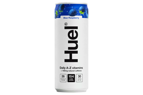 An image of Huel - Daily A-Z Vitamins - Blue Raspberry Flavour Drink - Vegan - 330ml from Best Before Its Gone, we stock products near or past their best Before Date.