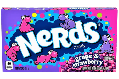 An image of Nerds - Grape & Strawberry Candy - 141g from Best Before Its Gone, we stock products near or past their best Before Date.