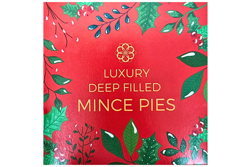 An image of 4 Luxury Deep Filled Mince Pies from Best Before Its Gone, we stock products near or past their best Before Date.