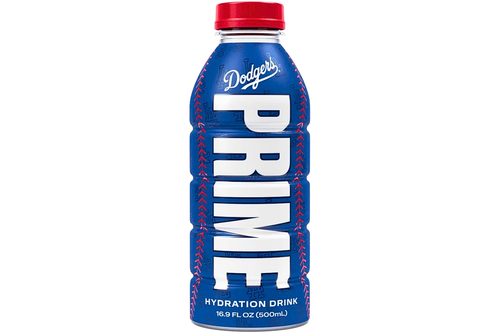 An image of Prime - Dodgers Hydration Drink - Ice Pop - 10% Coconut Water - 500ml from Best Before Its Gone, we stock products near or past their best Before Date.