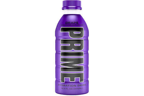 An image of Prime - Grape Hydration Drink - 10% Coconut Water - 500ml from Best Before Its Gone, we stock products near or past their best Before Date.