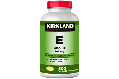An image of Kirkland - Vitamin E - 400 IU - 500 Capsules from Best Before Its Gone, we stock products near or past their best Before Date.