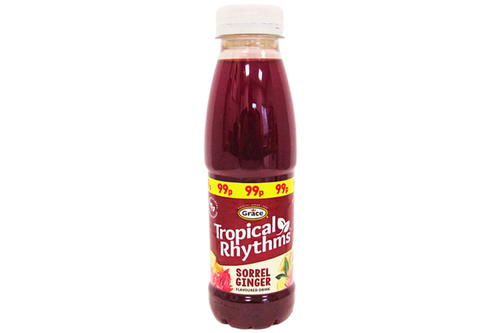 An image of Grace - Tropical Rhythms - Sorrel Ginger Flavoured Drink - 330ml from Best Before Its Gone, we stock products near or past their best Before Date.