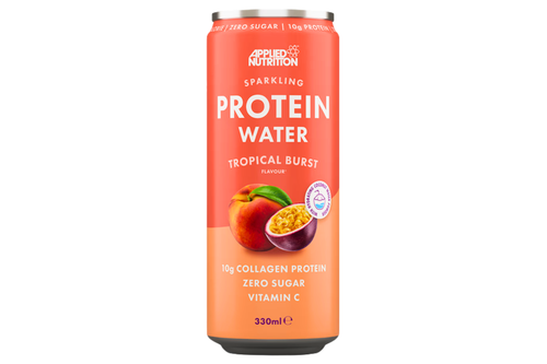 An image of Applied Nutrition - Sparkling Protein Water - Tropical Burst Flavour - 330ml from Best Before Its Gone, we stock products near or past their best Before Date.