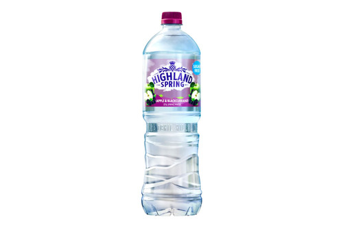 An image of Highland Spring - Apple & Blackcurrant Still Spring Water - Sugar Free - 1.25ltr from Best Before Its Gone, we stock products near or past their best Before Date.