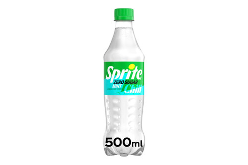 An image of Sprite - Zero Sugar - Chill Mint - Lemon-Lime & Mint Flavour Drink - 500ml from Best Before Its Gone, we stock products near or past their best Before Date.