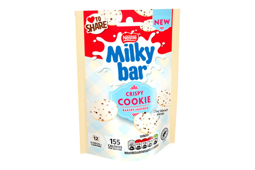 An image of Nestle - Milkybar - Crispy Cookie White Chocolate - 86g from Best Before Its Gone, we stock products near or past their best Before Date.