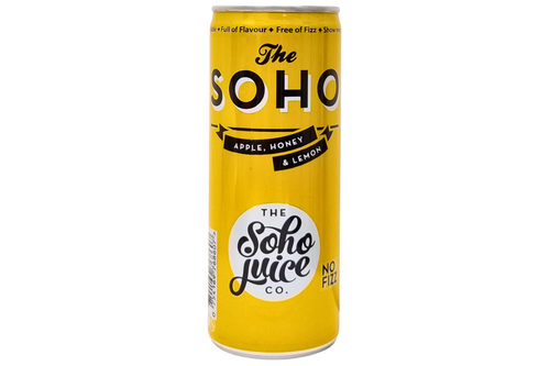 An image of The Soho Co - Apple, Honey & Lemon Flavoured Drink - 250ml from Best Before Its Gone, we stock products near or past their best Before Date.