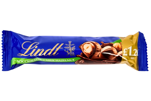 An image of Lindt - Milk Hazelnut Choclate Bar - 35g from Best Before Its Gone, we stock products near or past their best Before Date.