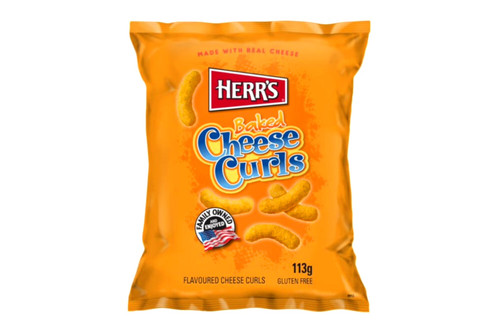 An image of Herr's - Baked Cheese Curls - 113g from Best Before Its Gone, we stock products near or past their best Before Date.