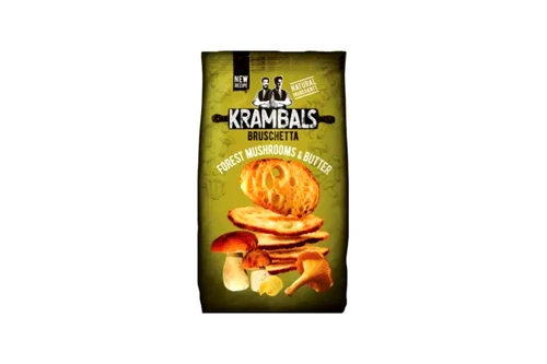 An image of Krambals - Bruschetta Forest Mushroom & Butter - 70g from Best Before Its Gone, we stock products near or past their best Before Date.
