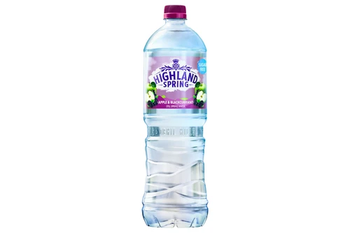 An image of Highland Spring - Apple & Blackcurrant Still Spring Water - Sugar Free - 750ml from Best Before Its Gone, we stock products near or past their best Before Date.