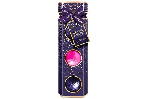 An image of Bayliss & Harding -  Mulberry Fizz - 3 x Bath Fizzer (3 x 100g) from Best Before Its Gone, we stock products near or past their best Before Date.