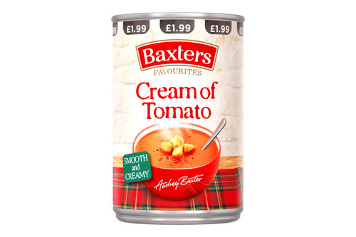 An image of Baxters - Cream of Tomato Soup - 400g from Best Before Its Gone, we stock products near or past their best Before Date.