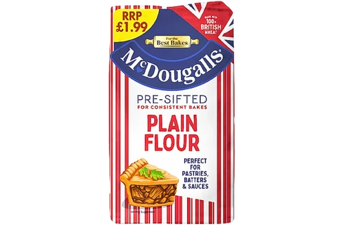 An image of McDougalls - Pre-Sifted Plain Flour - 1.1kg. from Best Before Its Gone, we stock products near or past their best Before Date.