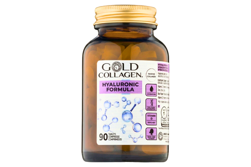 An image of Gold Collagen - Hyaluronic Formula - 90 Tablets from Best Before Its Gone, we stock products near or past their best Before Date.