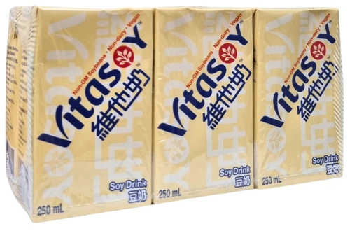 An image of Vitasoy - Soy Drink - Non-Dairy - Vegan - 6 x 250ml from Best Before Its Gone, we stock products near or past their best Before Date.
