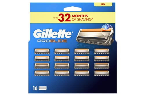An image of Gillette - ProGlide Razor Blades - 16 Pack (Damaged Packaging) from Best Before Its Gone, we stock products near or past their best Before Date.