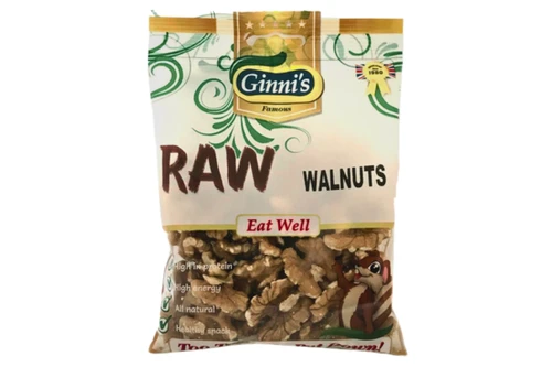 An image of Ginni's - Raw - Walnuts - 50g from Best Before Its Gone, we stock products near or past their best Before Date.