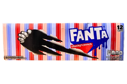 An image of Fanta - Chucky's Punch - Punch Flavourede Soda - 12 Pack (12 x 355ml) from Best Before Its Gone, we stock products near or past their best Before Date.